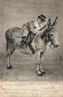 Boy riding a donkey (EK)