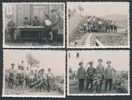 1939 4 db Fotó a Román Királyi Hadseregről/ Romanian military 6x8,5cm