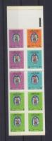 Sheikh Khalifa bin Hamad stamp-booklet, Khalifa bin Hamad sejk bélyegfüzet, Scheich Khalifa bin Hamad Markenheftchen