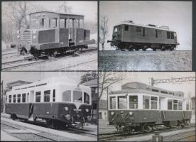 8 db Reprodukció régi HÉV diesel járművekről/ Reproduction about  old diesel HÉV (Railway of Local I...