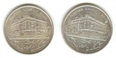 1993. 200Ft Ag "MNB" (2x) T:2,2-