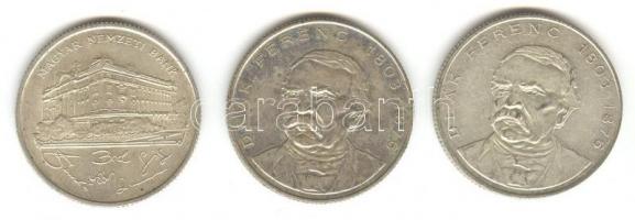 1993-94. 200Ft Ag "MNB" / "Deák" (3x) T:2,2-