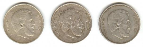 1947. 5Ft Ag "Kossuth" (3x) T:3