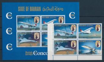 1st Inaugural concord flight, bahrain- London block of 4, Első menetrend szerinti concord repülőjárat Bahrain - London négyestömb, Erster Linienflug einer Concorde von Bahrain nach London Viererblock