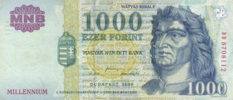 2000. 1000Ft "Millenium" T:III