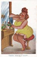 In front of the mirror s: Sándor, Monostory (EB)