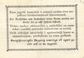 1849. 15kr "Kossuth bankó" T:II