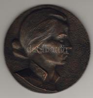 Ukrajna "Ukrainka" modern nagyalakú bronzplakett T:2