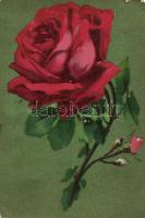 Red rose litho (b)