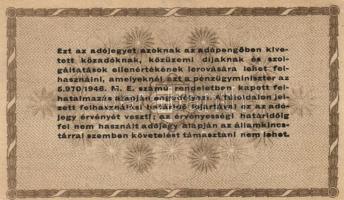 1946. 10.000AP (2x) sorszámos és nélküli változat + 50.000AP + 100.000AP (2x) kétféle papír + 500.00...