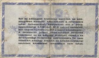 1946. 10.000AP (2x) sorszámos és nélküli változat + 50.000AP + 100.000AP (2x) kétféle papír + 500.00...