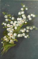 Lily of the valley, litho