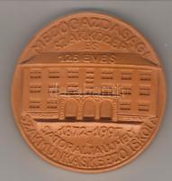 "Sátoraljaújhely-MG szakiskola" modern kerámia plakett