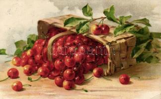 Fruit, cherry, litho (EK)