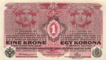 Osztrák-Magyar Bank 1916. 1K T:I