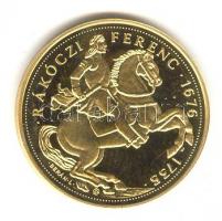"Magyar aranypénzek utánveretben - Rákóczi Ferenc jubileumi 40 pengő" aranyozott Ag emléké...