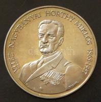 1993. "Horthy Miklós / Itthon, hazai földben" Ag(925) emlékérem (31,1g/d=42,5mm) dísztokban, tanúsítvánnyal T:PP Csak 3000db!