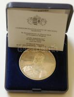 1993. "Horthy Miklós / Itthon, hazai földben" Ag(925) emlékérem (31,1g/d=42,5mm) dísztokba...