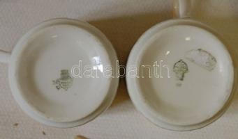 15db klf jelzett Zsolnay porcelán bögre, néhányon apró hibák /
Zsolnay chinaware cups with small fau...
