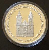 2003. "Spányi Antal Székesfehérvári Püspök beiktatása" Ag(925) emlékérem (34,07g/42,5mm) szign.: Sz.G. dísztokban T:PP