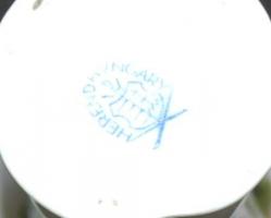 Kézzel festett sorszámozott Viktória-mintás Herendi váza hibátlan állapotban/ 
Handpainted numbered ...