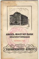 Angol-magyar bank takarékbetétkönyv 1939.Sopron