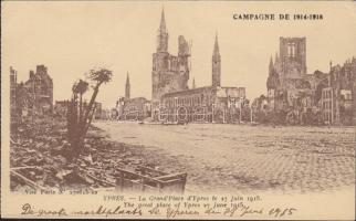 Ypres Grand Palace, war damage