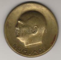 1934. "Komjádi" bronzplakett T:3