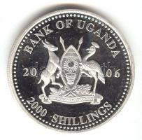 Uganda 2006. 2000Sh Ag "Futball hírességei - Németország 1980-es évek" T:PP
Uganda 2006. 2...