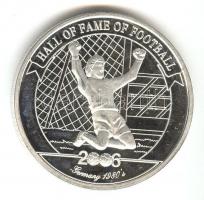 Uganda 2006. 2000Sh Ag "Futball hírességei - Németország 1980-es évek" T:PP
Uganda 2006. 2...