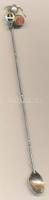 Díszes ezüst (Ag) koktél kanál ~20gr
