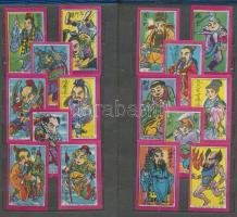 428db klf kínai gyufásdoboz sorozatokkal 5db kis albumban