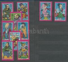 428db klf kínai gyufásdoboz sorozatokkal 5db kis albumban