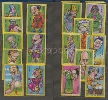 428db klf kínai gyufásdoboz sorozatokkal 5db kis albumban