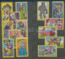 428db klf kínai gyufásdoboz sorozatokkal 5db kis albumban