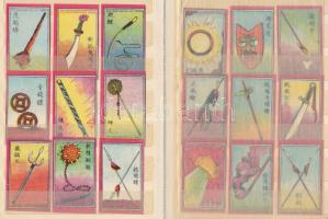 428db klf kínai gyufásdoboz sorozatokkal 5db kis albumban