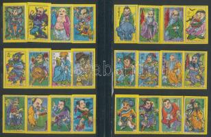 428db klf kínai gyufásdoboz sorozatokkal 5db kis albumban