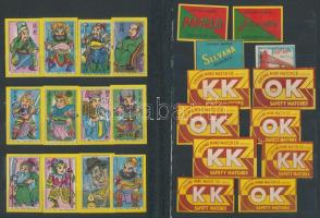 428db klf kínai gyufásdoboz sorozatokkal 5db kis albumban