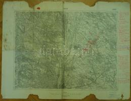 cca: 1910 Magyar Királyi Honvéd Térképészeti Intézet: Szeged és Szöged, Újpest 2 db katonai térkép. ...