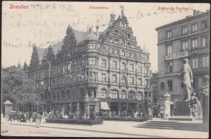 Dresden Victorian house Bismarck memorial (Rb)