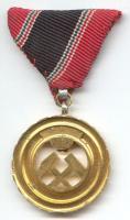 1957. Bányászati Szolgálati Érdemérem arany fokozata T:2
