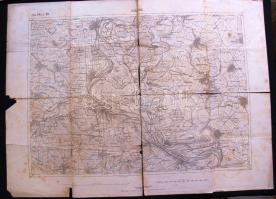 cca.1895 K. u. K. militär- geographisches Institut: Vukovár,Szászrégen, Quellengebiet der Gran (Gara...