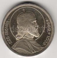 1938. "Szt. István" 5P ezüst T:1