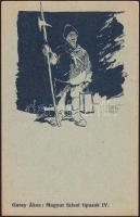 Folklore, hungarian types, village s: Garay Ákos