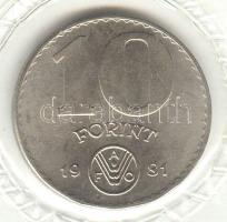 1981. 10Ft "FAO" fóliában T:1