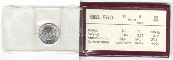 1983 "FAO" sor 20f, 5Ft, 10Ft eredeti plasztikcsomagolásban, tanúsítvánnyal T:BU