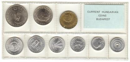 1981. 2f-10Ft 9db klf érmés forgalmi sor fóliatokban T:1