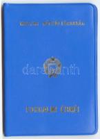 1986. 2f-20Ft 10db klf érmés forgalmi sor kék műbőrtokban T:1