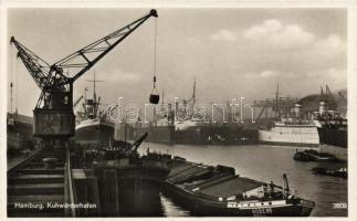 Hamburg Kuhwärder-hafen, ships