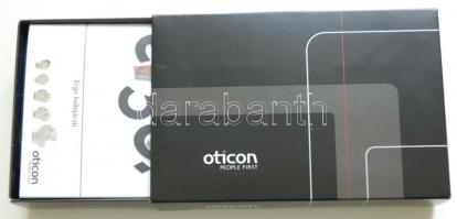 Ergo hallókészülék pár, nem használt, eredeti csomagolásban, kezelési útmutatóval, két csomag tartalék elemmel.